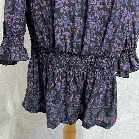 ESPRIT EDC Womens Floral Long Sleeve Dress/Tunic, Size X-Large - Picture 5 of 15